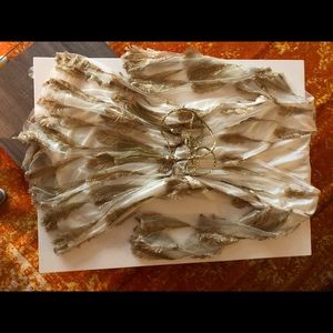 New Golden Goddess/leaf Romper